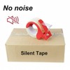 Itopfox Heavy Duty Clear Packing Tape with Dispenser, Noiseless Packaging Tape for Moving, Mailing and Storage, Industrial Grade Boxes Shipping Tape - 4 of 4