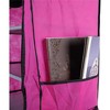 Shoe Rack 10-Tier Organizer - Space Saving Non-Woven Shoe Cabinet with 9 Compartments, Rose Red - 4 of 4