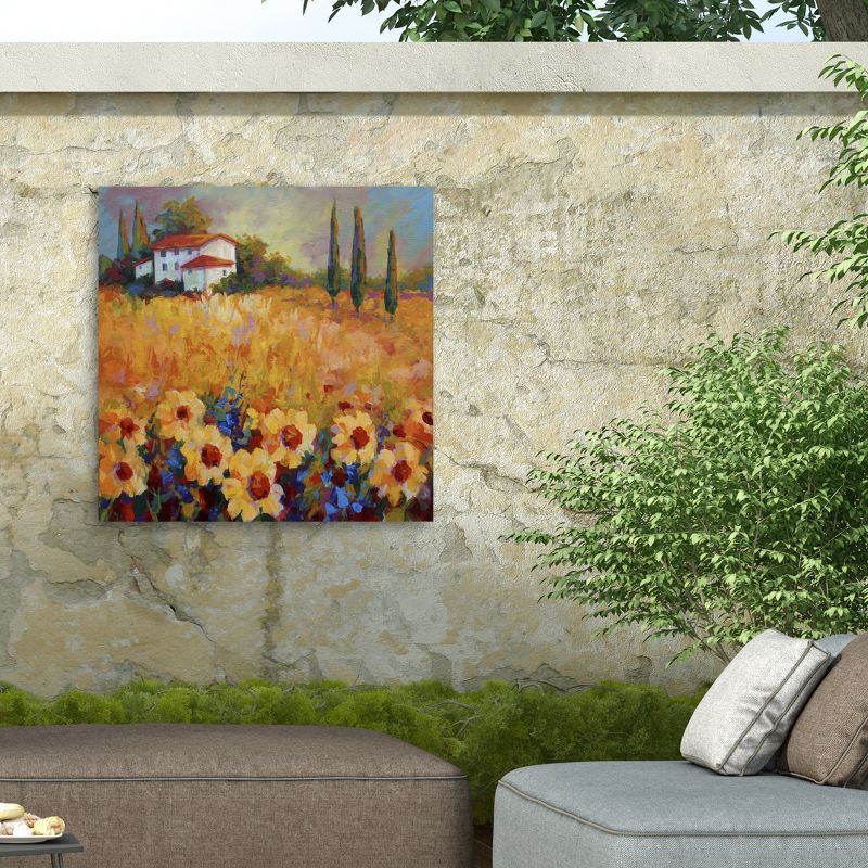 "Tuscan Sunflowers" Outdoor Canvas, 4 of 8