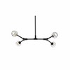 Elegant Lighting Zayne 4 - Light Pendant in  Black - image 4 of 4