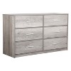 Okak Modern 5/6/8-Drawer Dresser Featuring Large Fabric Drawers Water-Resistant Wooden Top for Display, Perfect for Organizing in Small Rooms - 3 of 4