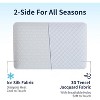 COWLOWN 24"L x 16"W x 3.25"H White Memory Foam Bed Pillow, Slim Pillow for Side Back Stomach Sleepers - 2 of 4