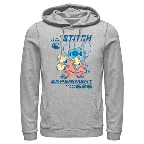 Men's Lilo & Stitch Armed And Ready Pull Over Hoodie : Target