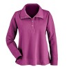 Collections Etc Soft and Comfy Fleece Henley Long Sleeve Pullover - 2 of 4