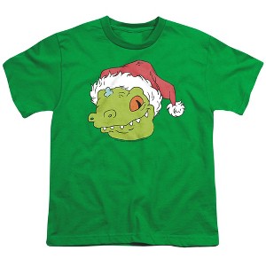 Boys' Rugrats Reptor Santa Hat T-Shirt - 1 of 4