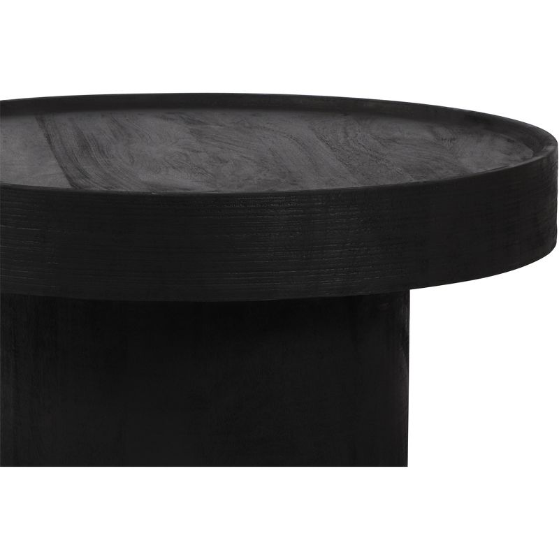 The Dalles Coffee Table Mango Wood Black - ZM Home, 6 of 11