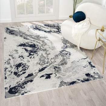 Luxe Weavers Abstract Marble Area Rug