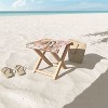 Marta Barragan Camarasa Pink Leaf Folding Stool - Deny Designs - 3 of 3