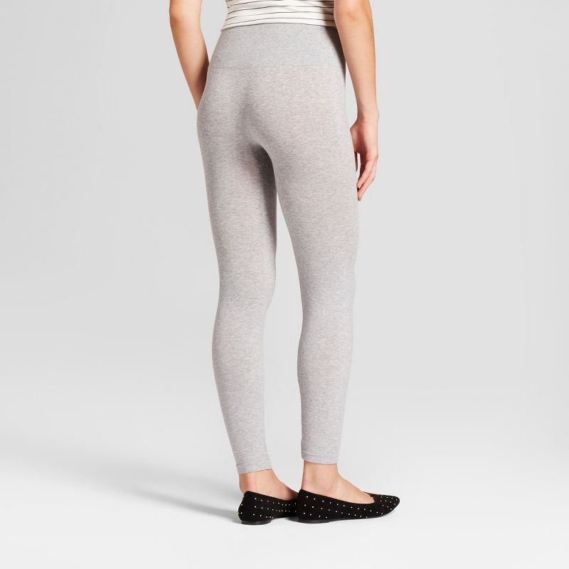 Women's High Waisted Cotton Blend Seamless Leggings - A New Day™, 2 of 7