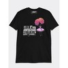 MyMoodTee Women’s Hello I’m Awesome Cotton Graphic Tee – Bold & Funny Confidence Shirt - 2 of 4