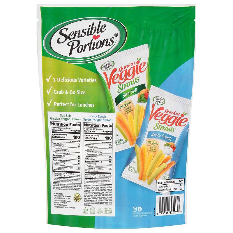 Sensible Portions Veggie Straws Variety Pack - 12ct, 3 of 6