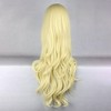 Unique Bargains Women's Halloween Curly Wigs 26" Yellow with Wig Cap - image 4 of 4