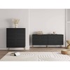 Manhattan Comfort Dumbo 2pc Modern 5 Drawer Dresser and 6 Drawer Double Dresser Set - image 2 of 4