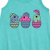 Girls' - Instant Message - Chicks In Eggs Graphic Sleeveless Aline Dress - 2 of 4