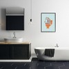 Stupell Industries Cheetah on Bathroom Toilet Black Framed Giclee Art - 2 of 4