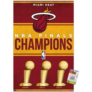 Trends International NBA Miami Heat - Champions 23 Unframed Wall Poster Prints - 1 of 4