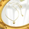 Clotth Seashell Pendant Necklaces – Summer Beach & Minimalist Gold & Stainless Steel Jewelry for Women - 4 of 4
