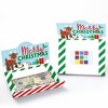 Big Dot of Happiness Very Merry Christmas - Holiday Santa Claus Party Money And Gift Card Holders - Set of 8 - 2 of 4