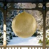 Northlight Inflatable Tinsel Commercial Outdoor Christmas Ball Ornament Decoration - 27.5" - Gold - 2 of 3