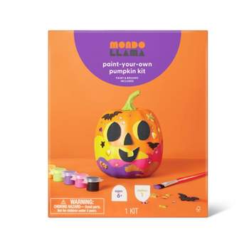 Harvest Paint-Your-Own Paper Mache Pumpkin Kit 6.5" - Mondo Llama™