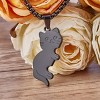 Cat Couple Necklace Set - Cute Hugging Puzzle Pendants for Him & Her - 3 of 4