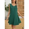 Women's Ruffled Cut-Out Sleeveless A-Line Dress with Pockets - 2 of 3