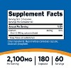 Nutricost Calcium Citrate (2,100mg) 180 Vegan Capsules - GMO-Free, Gluten-Free, 60 Servings - 2 of 4