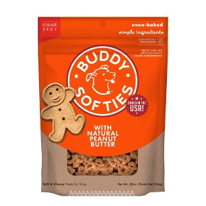 Buddy Biscuits Peanut Butter Soft and Chewy Dog Treats - 20oz - 1 of 4