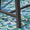 PAGED Modern Outdoor Dining Table Rectangle Patio Dining Table with Sleek Metal Frame for Patio, Lawn, Courtyard - 4 of 4