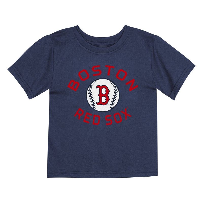 MLB Boston Red Sox Toddler Boys&#39; 2pk T-Shirt, 3 of 4
