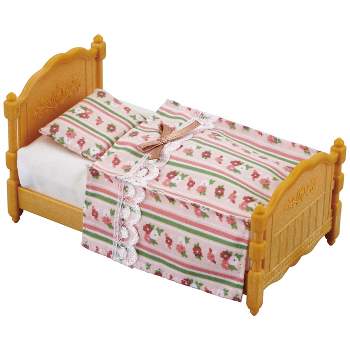 Calico Critters Bed & Comforter Set, Dollhouse Furniture and Accessories