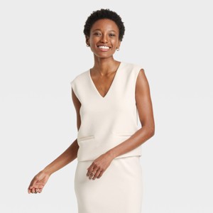 Women's Sandwash Vest - A New Day™ - 1 of 4