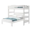 Plank+Beam Solid Wood Farmhouse Twin over Full L-Shaped Bunk Bed for Adults - 2 of 4