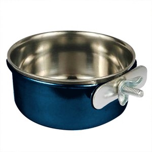 A&E Cage Company Jungle Coop Cup Stainless Steel A&E Cage Company Jungle Coop Cup Stainless Steel