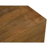 Moti Flagstaff Square Side Table in Modern Spice Tan Finish on Solid Wood - 3 of 3