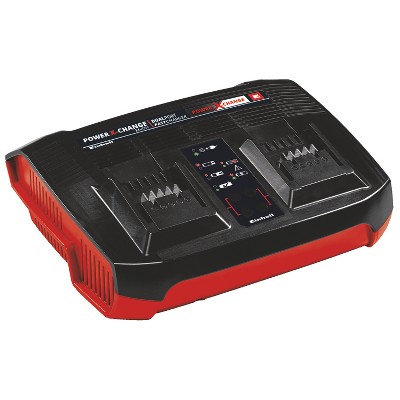 Einhell Power X-Change 18-Volt 3-Amp Lithum-Ion Fast Dual Port Battery Charger Station