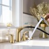 PROOX 8 in. Widespread Double Handle Bathroom Faucet  with Pull Out Sprayer - 3 of 4
