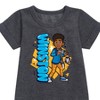 - Karma's World - Winston Graphic Short Sleeve Fleece Dress - 2 of 3