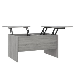 vidaXL Coffee Table Gray Sonoma 31.5"x19.7"x16.7" Engineered Wood - 1 of 4