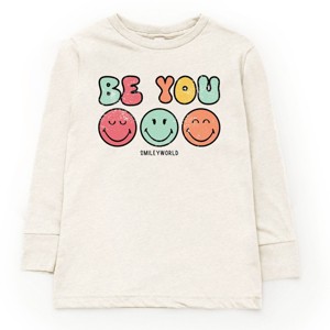 The Juniper Shop SmileyWorld Be You Groovy Youth Long Sleeve Tee - 1 of 4