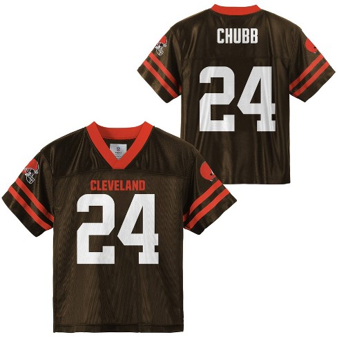 NFL Cleveland Browns Toddler Boys' Nick Chubb Short Sleeve Jersey - 2T