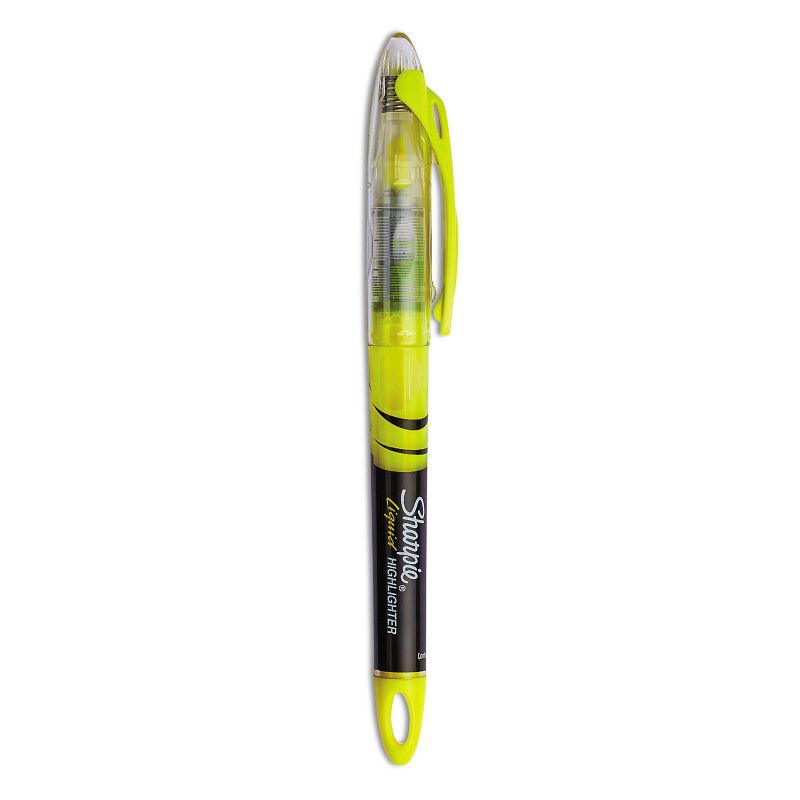 Sharpie Accent Liquid Pen Style Highlighter Chisel Tip Fluorescent Yellow Dozen 1754463, 1 of 7