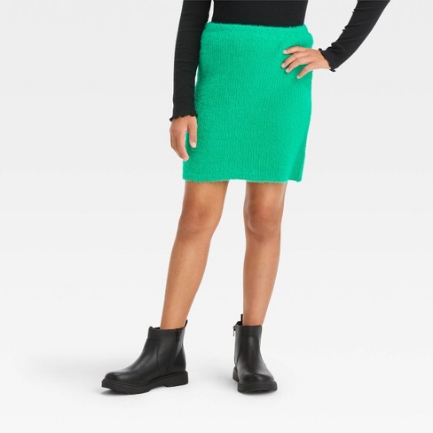 Green pencil outlet skirt xxl