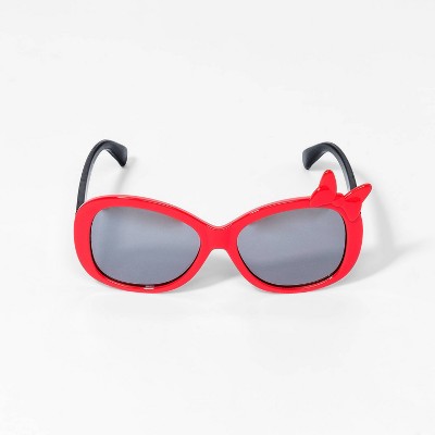 Toddler Girls' Minnie Mouse Sunglasses - Red