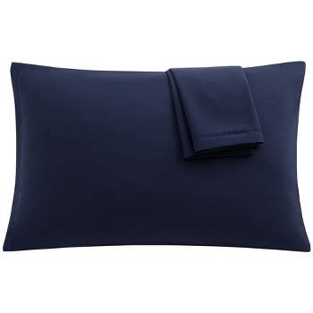 20x26inches 610 Thread 1800 Series Soft Brushed Microfiber Pillow Case Navy - PiccoCasa