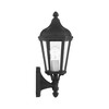Livex Lighting Morgan 1 - Light Wall Light in  Textured Black - 3 of 4