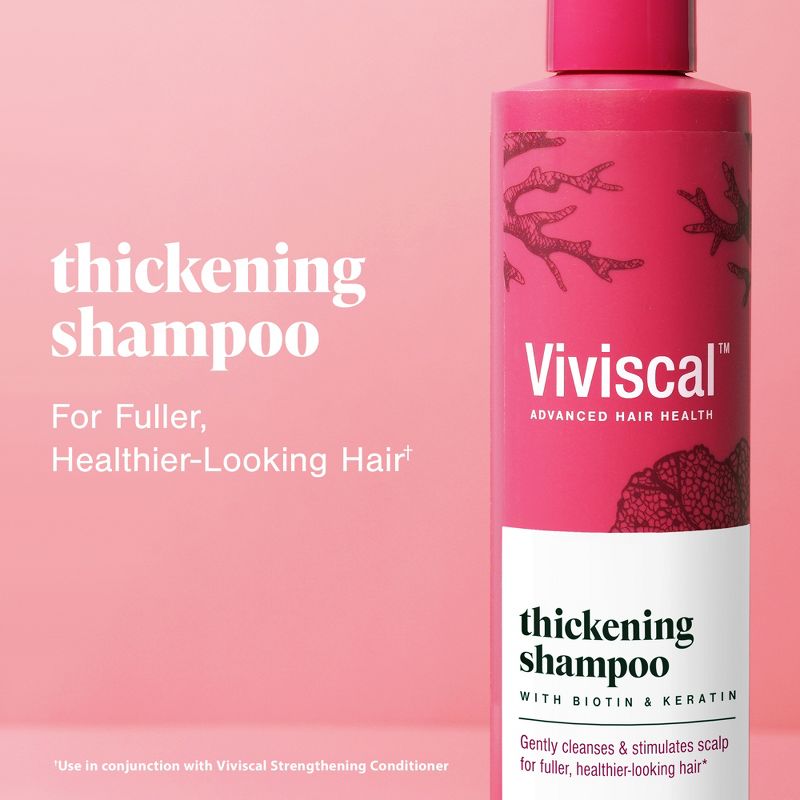 Viviscal Thickening Shampoo with Biotin and Keratin - 8.45 fl oz, 4 of 11