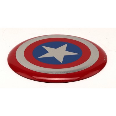 Marvel Captain America Shield Tin Button Sign with Knock Out