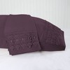 Southshore Fine Living, Vilano Lace Collection Pair of 2 Pillowcases Ultra Soft Brushed Microfiber - 2 of 4
