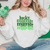 Simply Sage Market Women's Graphic Sweatshirt Lucky Mama Clovers Stacked St. Patrick's Day - 2 of 3